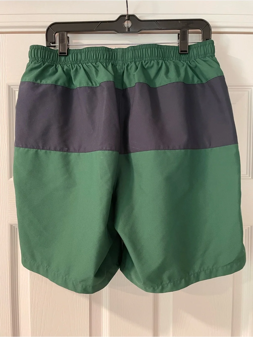 Fred Perry Swim Shorts Large Green & Navy Colorblock